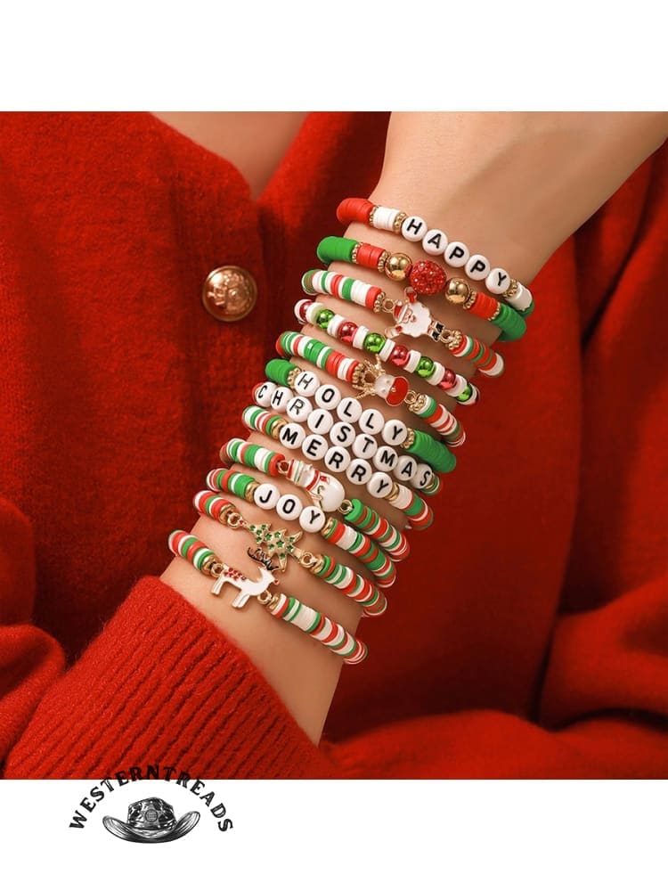 Christmas Soft Clay Beads Hand Ornaments