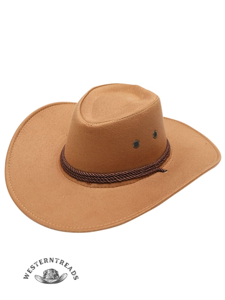 Western Cowboy Suede Riding Hat