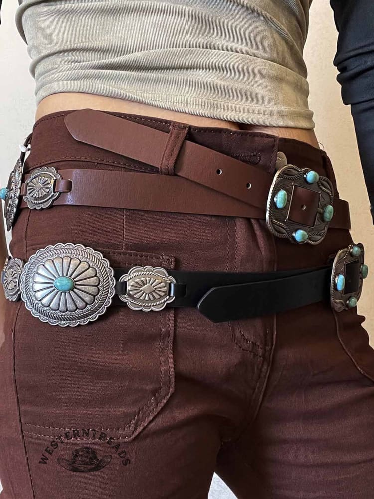 Western Cowboy Simple Retro Belt