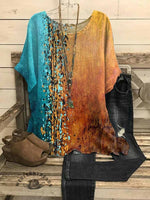 Women's Art Printed Casual Top