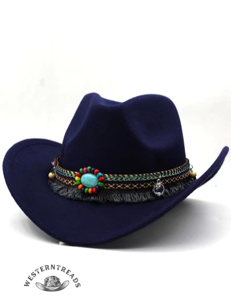 Solid Color Western Cowboy Hat