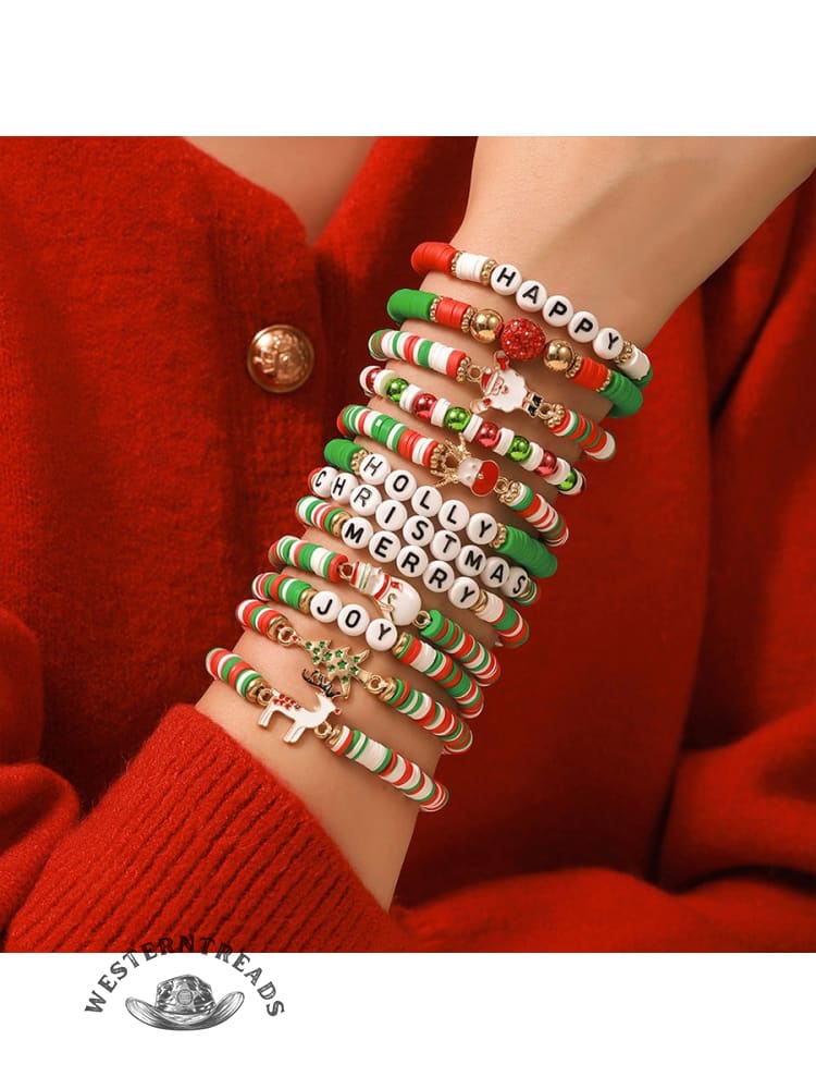 Christmas Soft Clay Beads Hand Ornaments