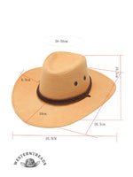 Western Cowboy Suede Riding Hat