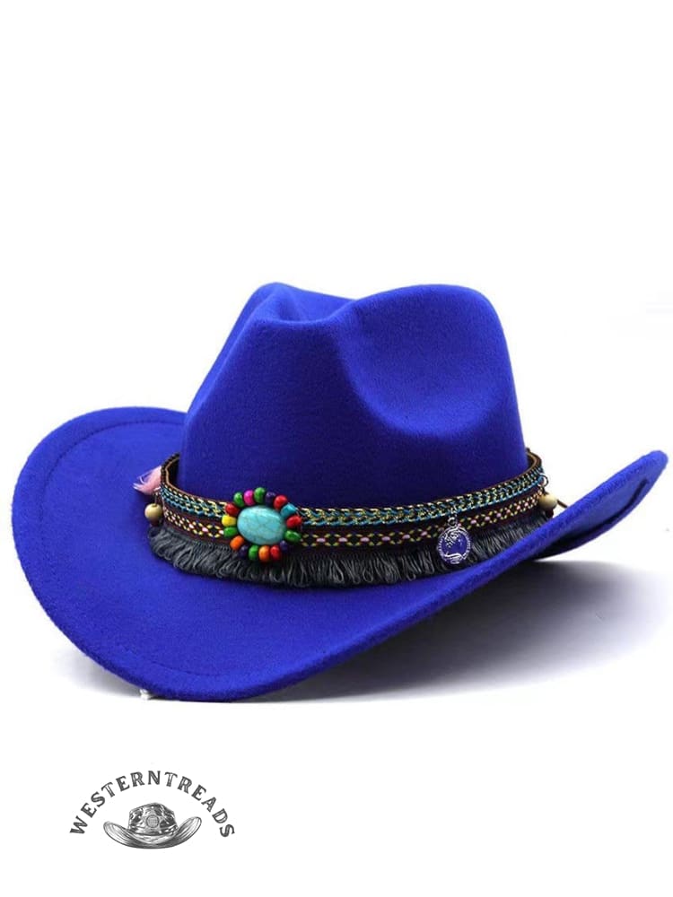 Solid Color Western Cowboy Hat