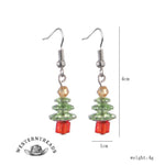 Vintage Christmas Tree Earrings