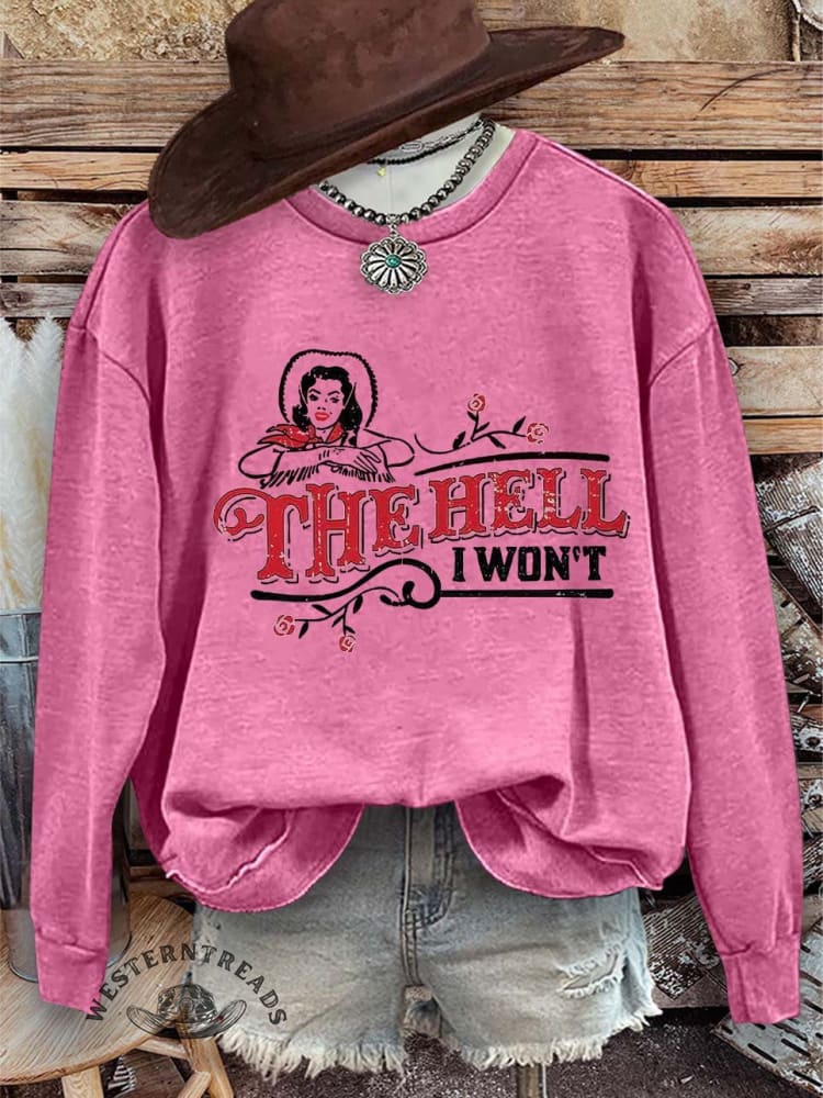 The Hell Print Casual Sweatshirt