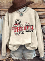 The Hell Print Casual Sweatshirt