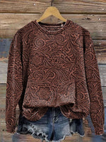 š„Limited Time Discountš„Women's Vintage Print V-neck Casual T-Shirt