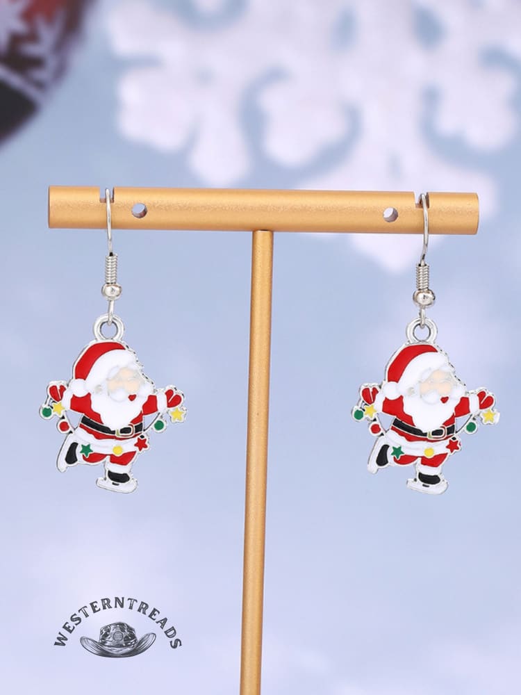 Women's Christmas Santa Claus Earrings