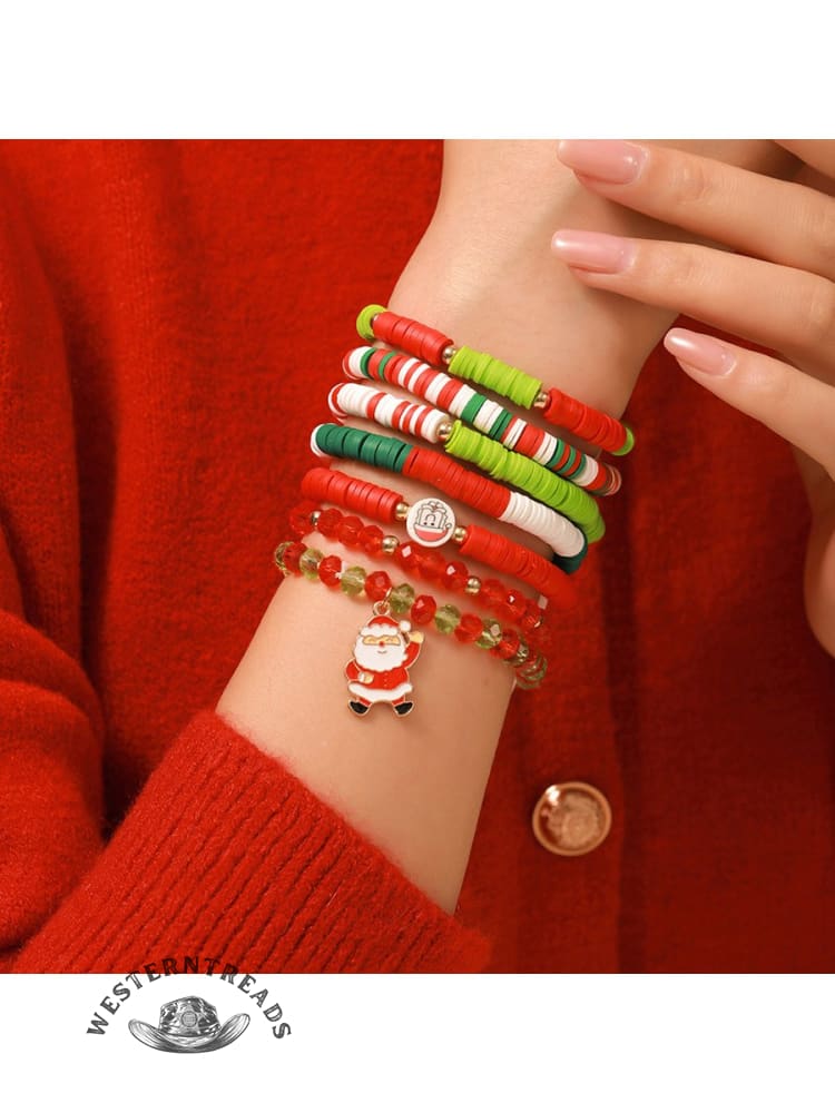 Christmas Soft Clay Beads Hand Ornaments