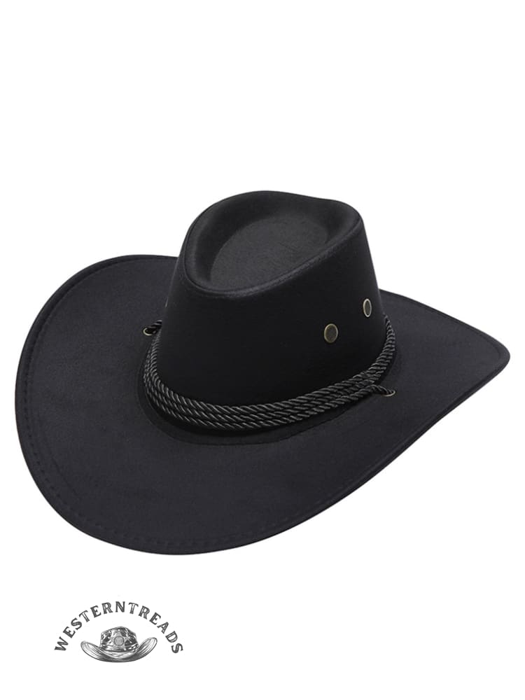 Western Cowboy Suede Riding Hat