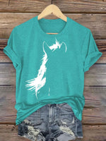 Vintage Horse Print T-shirt