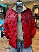 Women's Paisley Casual Quilted Jacket