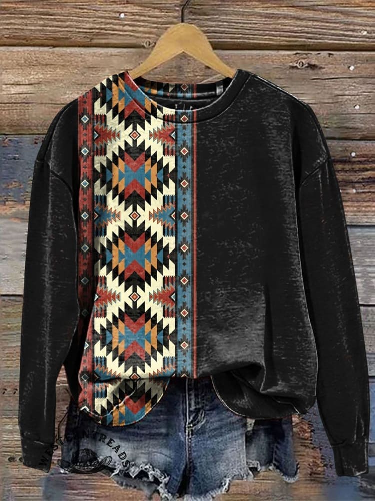 š„Limited Time Discountš„Western VintagePrint T-shirt