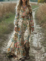 š„Hot Saleš„Vintage Paisley Print Sweatshirt