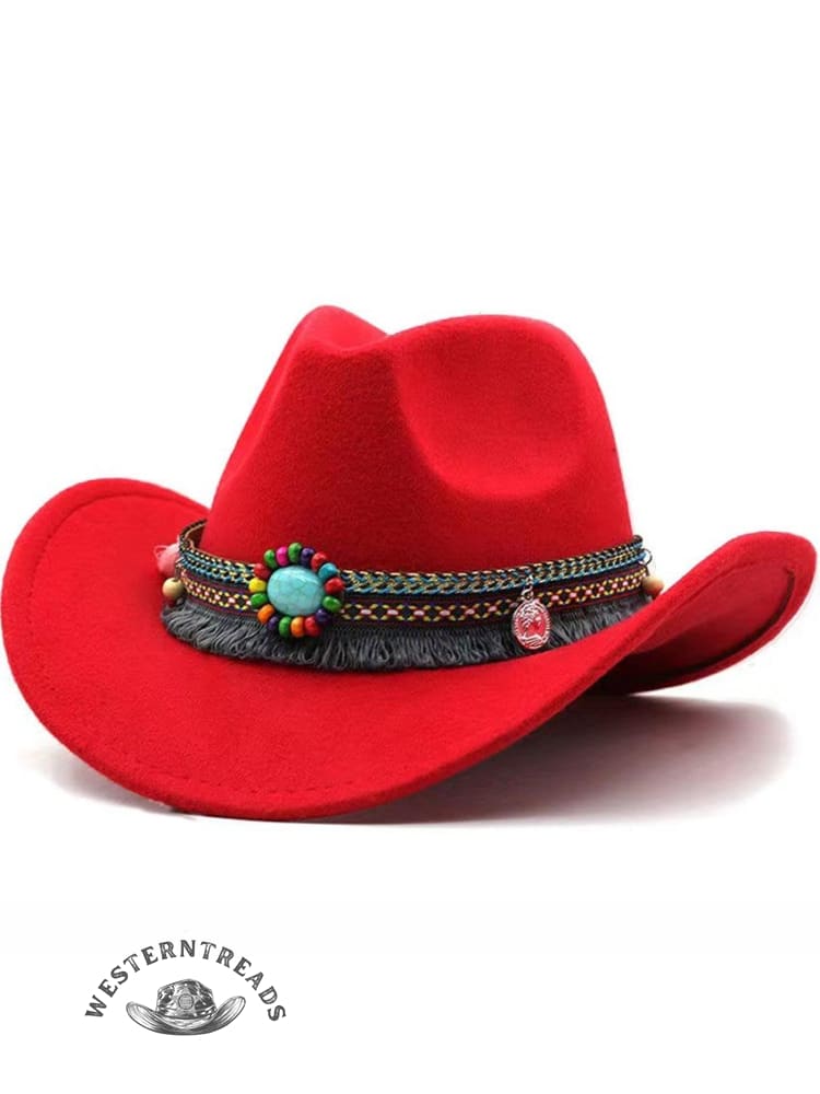 Solid Color Western Cowboy Hat