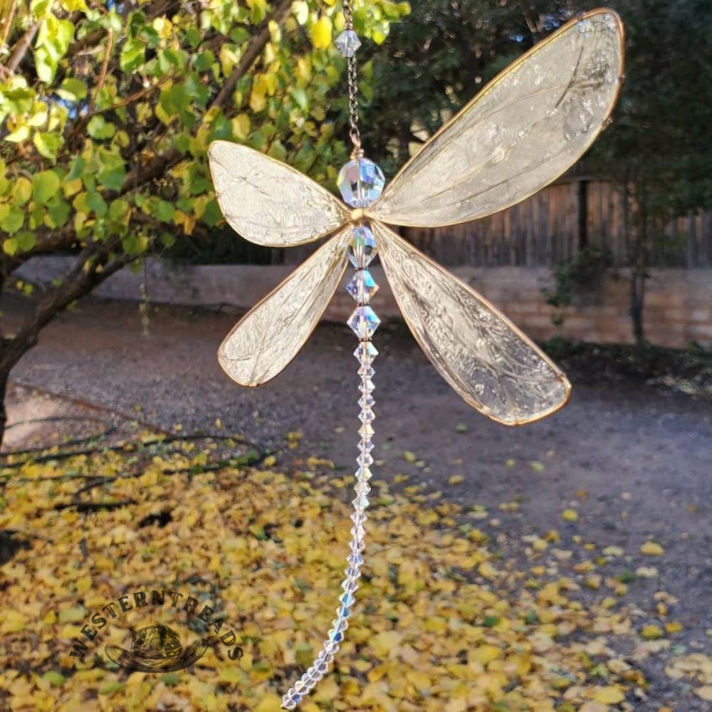 Dragonfly Charmful Rainbow Maker Window Balcony Hanging Decor Christmas Gifts