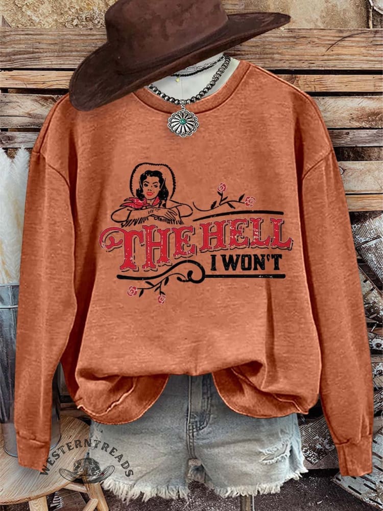 The Hell Print Casual Sweatshirt