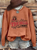 The Hell Print Casual Sweatshirt