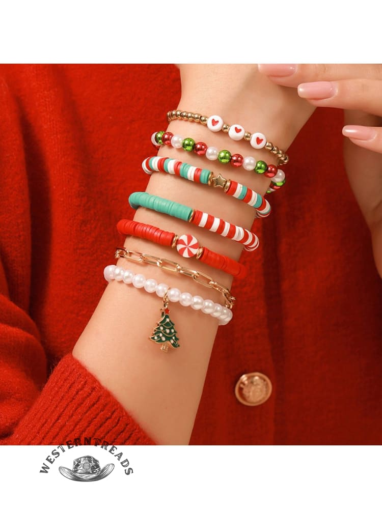 Christmas Soft Clay Beads Hand Ornaments