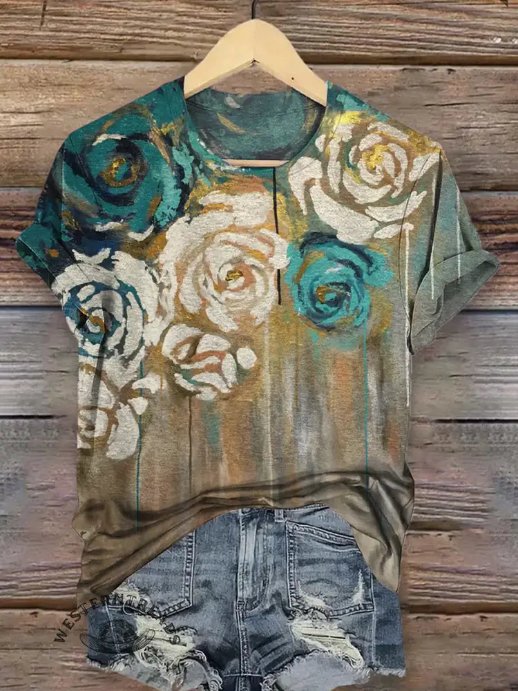 Retro Flower T-shirt