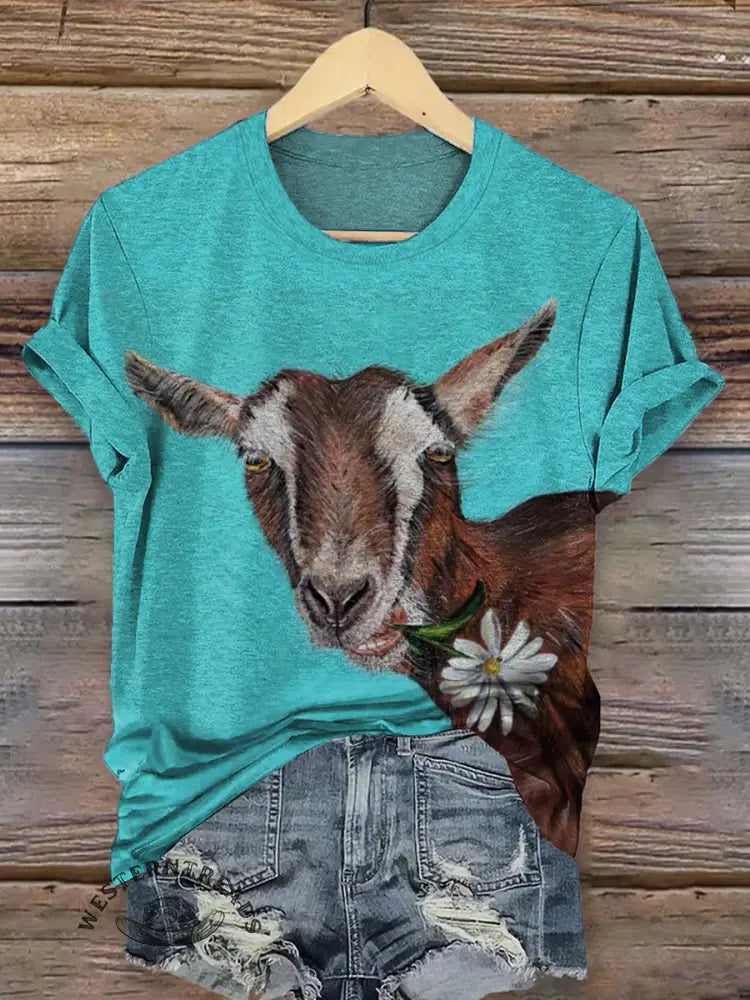 Retro Goat T-shirt