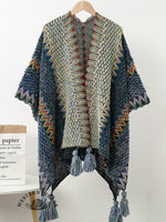 Bailey Blanket Tassel Poncho
