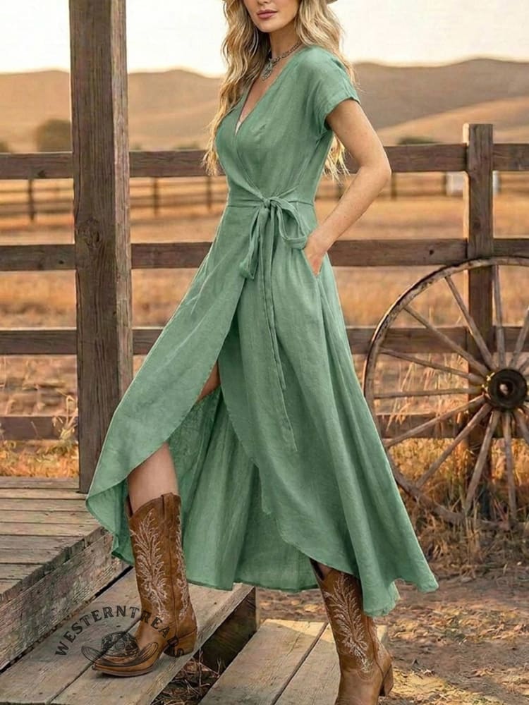 Boho Western Cowgirl Dress