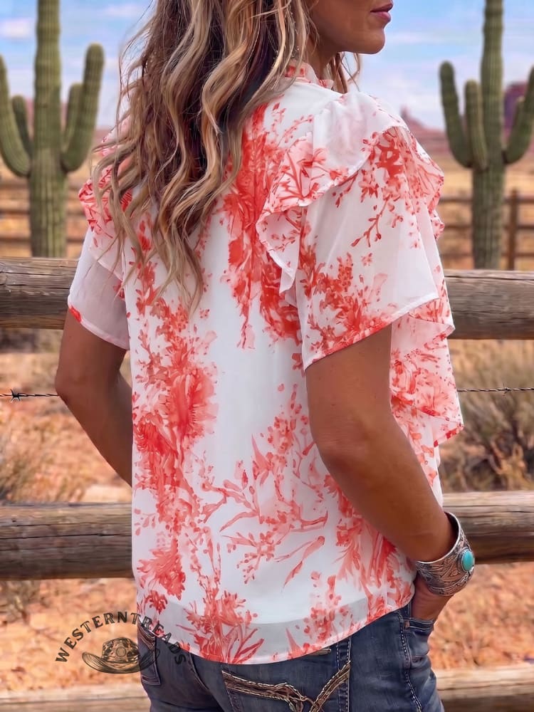 Vintage Art Comfortable Summer Fabrics Casual Shirt