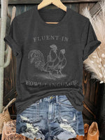 Chicken Print T-shirt