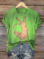 Vintage Cow Art Print T-shirt