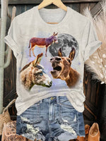 Donkey Print T-shirt