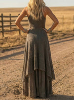 Women's Casual Sleeveless Knitted Dress
