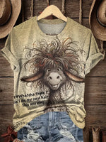 Funny Donkey Art Print T-shirt