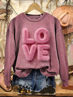 Vintage Heart Art Print Sweatshirt