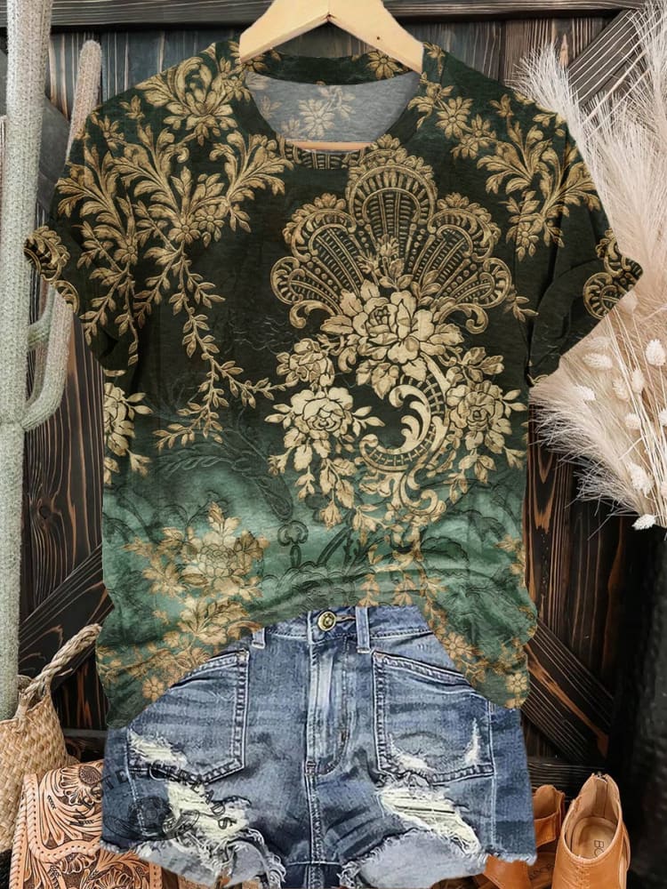 Vintage Print T-shirt