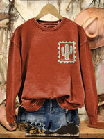 Vintage Art Print Sweatshirt