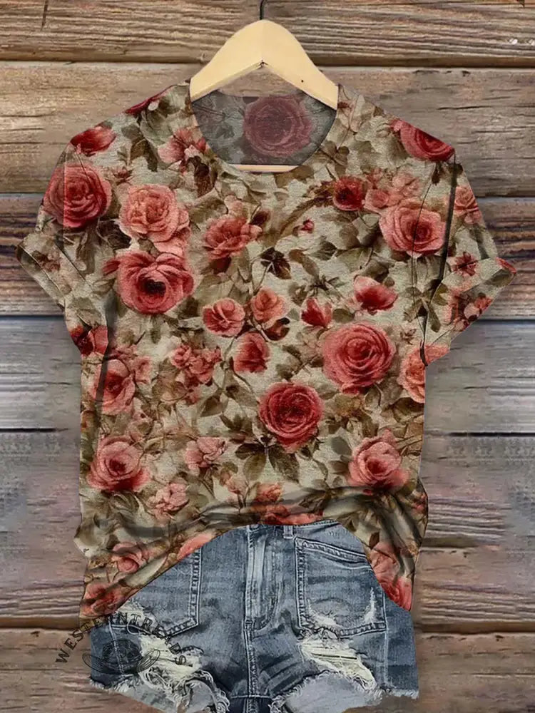 Retro Flower T-shirt