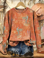 Vintage Art Print Sweatshirt