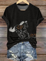 Horse Art Print T-shirt