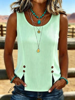 Women's Vintage Patchwork Casual Sleeveless Vest