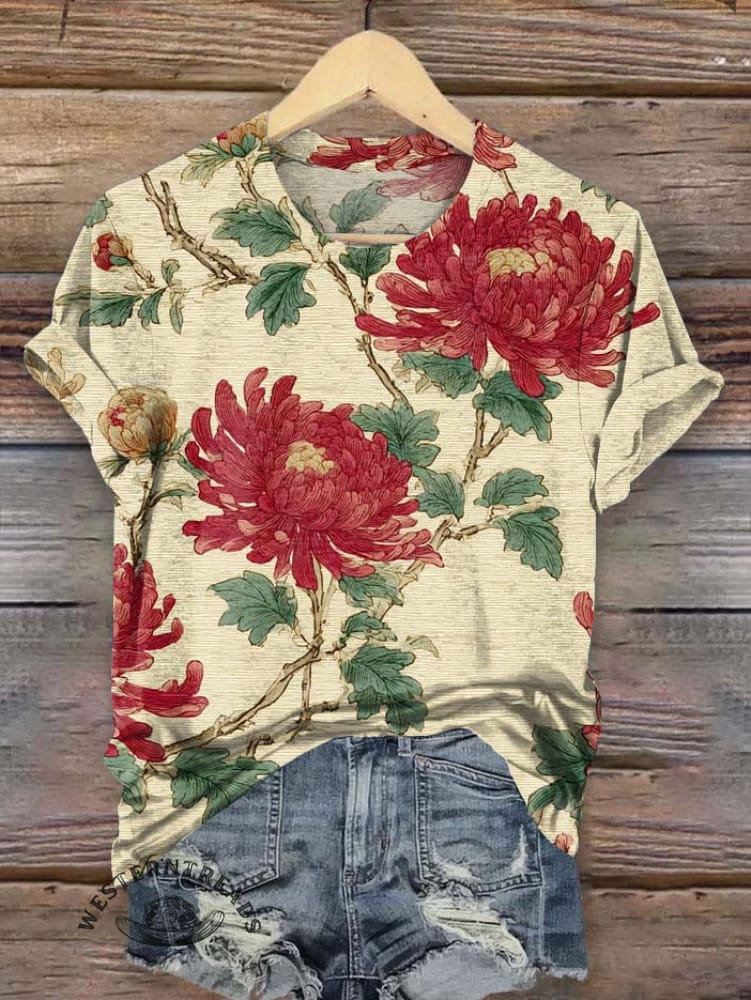 Vintage Art Print T-shirt