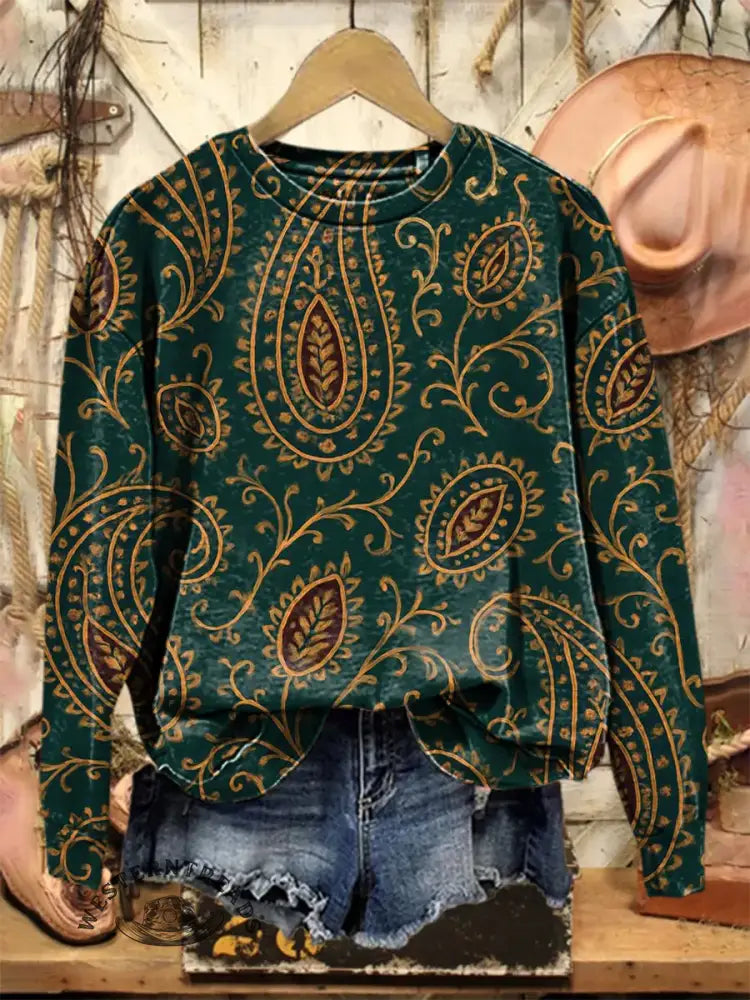 Vintage Art Print Sweatshirt