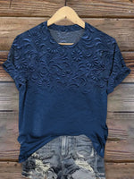 Vintage Floral Art Print T-shirt