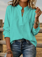 Women's Casual V-neck Shirts