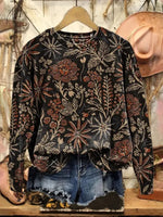 Vintage Art Print Sweatshirt