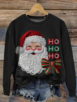 Christmas Art Print Casual Sweatshirt