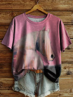 Horse Art Print T-shirt