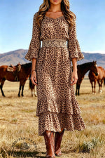 Wild West Crochet Lace Maxi Dress