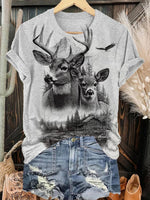 Deer Print T-shirt